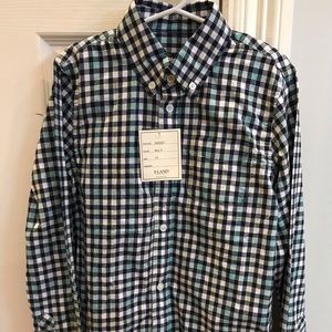 Boys SZ 10 E-LAND button up dress shirt